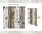 FLFK Wood Wallpaper Peel and Stick Removable Rustic Wallpaper 16" x 384" Vinyl - Image 2