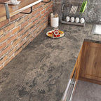 Livelynine Moody Concrete Wallpaper Peel and Stick Industrial Modern Brown - Image 3