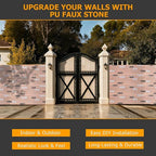 ROOMTEC 6-Pack Faux Brick Wall Covering Panels - Image 8