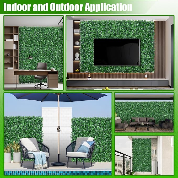 EverNture 40"x120" Grass Wall Panels, Artificial Grass Backdrop, Fake Greenery - Image 6