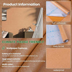 Abyssaly Cream Orange Wallpaper Peel and Stick Wallpaper 15.7in X 118in Silk - Image 8