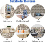 3D Panels Peel and Stick, Simulated Stone Wall, PVC Waterproof Self Adhesive - Image 7