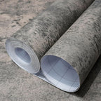 Brown Gray Concrete Wallpaper 15.7in x 360in, Wall Paper Peel and Stick by WAPANE