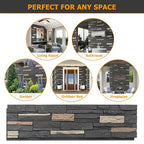 ROOMTEC 6-Packs Faux Stone Wall Covering Panels - Image 5