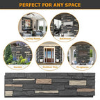 ROOMTEC 1-Pack Faux Stone Wall Covering Panels - Image 5
