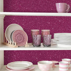 CRE8TIVE Deep Pink Glitter Wallpaper Border 8"x354" Shiny Glitter Wallpaper - Image 6