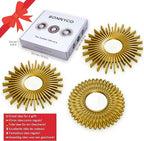 BONNYCO Gold Mirrors for Wall Pack of 3, Round Wall Mirrors Bedroom Room and - Image 7