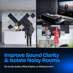 Acoustic Panels 12-Pack Soundproof Wall Panels 12"X12"X0.4" Sound Panels High - Image 4