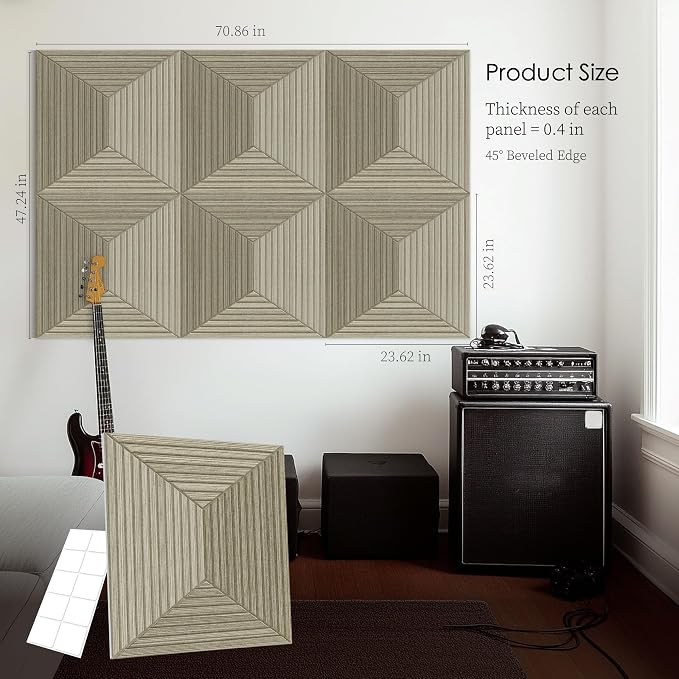 JaneTech Art Acoustic Panels Sound Absorbing Panels, Sound Absorbing Wall Art - Image 4
