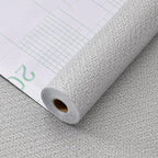 Haimin Fabric Wallpaper Textured Contact Paper Gray Grasscloth Wallpaper Peel - Image 4