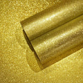 CHIHUT 15.7''x236'' Glitter Contact Paper Gold Glitter Wallpaper Stick and Peel by CHIHUT