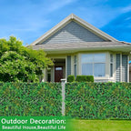 Yangrass Artificial Grass Wall Panels, Faux Greenery Privacy Fence Screen - Image 7