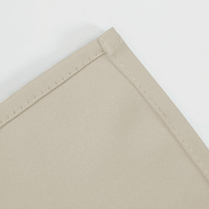 LEMOMO Light Beige Thermal Blackout Curtains/52 x 108 Inch/Set of 2 Panels Room - Image 8