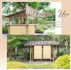 Juexica 3 Pcs Natural Bamboo Wall Panel - Image 7
