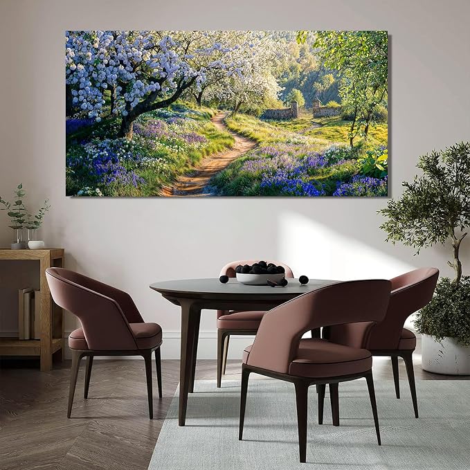 Canvas Wall Art Decor Large Modern Green Wall Art - Image 3