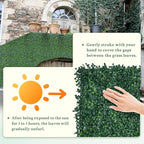 ODTORY Artificial Boxwood Wall Panels 20x20 inch 8Pcs, UV-Anti Faux Greenery - Image 5