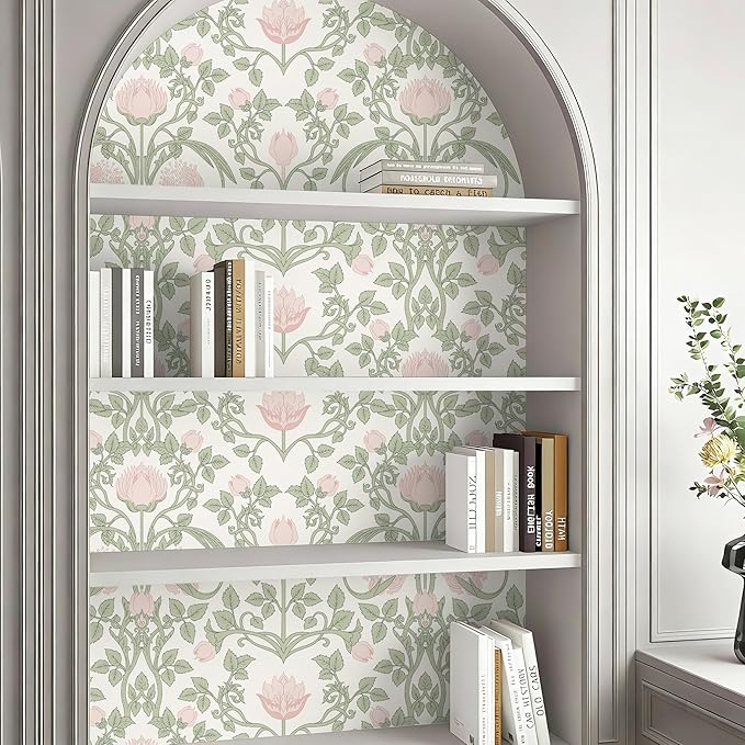 YXTII Floral Wallpaper Peel and Stick - Image 4