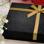 CHIHUT Black Glitter Contact Paper 15.7''x236'' Self Adhesive Black Glitter - Image 8