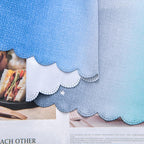 XiDi Curtains for Bedroom Decor, Rainbow BluGrenGrey-34-90 - Image 7