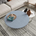 CRE8TIVE 24"x118" Wide Light Blue Grasscloth Peel and Stick Wallpaper Fabric - Image 7