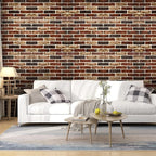 10-Pack 52 Sq.Ft 3D Wall Panels Peel and Stick 3D Faux Brick Wallpaper Peel and - Image 4