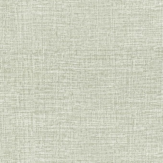 Amiya Grasscloth Wallpaper 17.3"x80" Sage Green Peel and Stick Faux Fabric by AMIYApeelandstickwallpaper