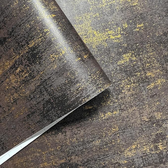 JiffDiff Vintage Metallic Peel and Stick Wallpaper Self Adhesive Industrial - Image 8