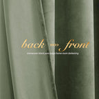 NICETOWN Super Soft Velvet Curtains 63 inches, Sound Reducing Cold Heat - Image 5