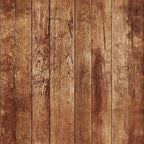 FLFK Brown Wood 16" x 256" Removable Wallpaper Peel and Stick by FLFK