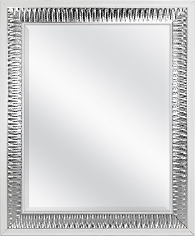 MCS 28.5x34.5 Large Wall Mirror, Vertical & Horizontal Wall Hanging Mirror by MCSIndustriesInc