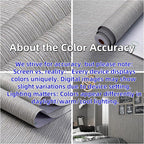 Haimin Grasscloth Wallpaper Textured 24in X 393in Fabric Contact Paper Brown - Image 3