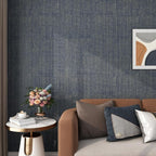 FunStick 24"x394" Removable Gold Dark Blue Textured Wallpaper Peel and Stick - Image 3