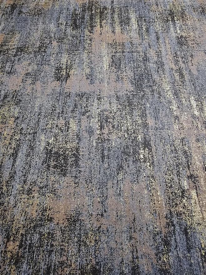 Black Gold Textured Wallpaper Distressed Industrial Metallic Peel and Stick - Image 3