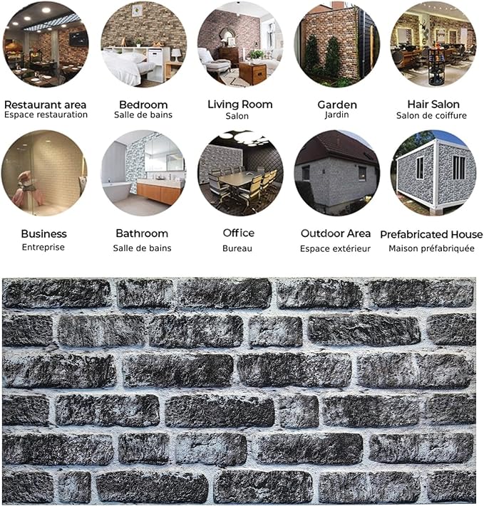 Dundee Deco 3D Wall Panels Faux Brick - Image 6