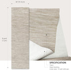 Ansehan Wallcovering W402 Marbletile Collection 36" W x 8 Yard L, Natural Paper - Image 8