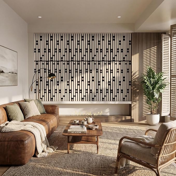 PVC Acoustic Wall Panels, Geometric Sound-Reducing Panels - Image 4