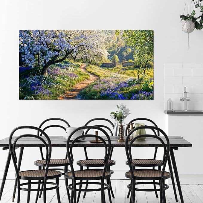 Canvas Wall Art Decor Modern Green Wall Art - Image 6