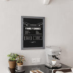 Rustic Grey Magnetic Wall Chalkboard, Large Size 18" x 24", Framed Chalkboard - Image 6