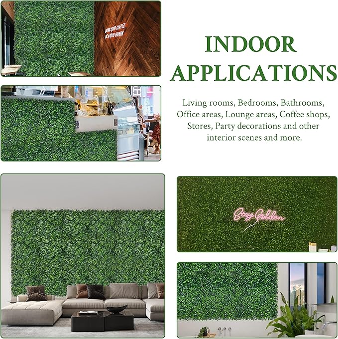 Artificial Ivy Privacy Fence Screen: 60"x 140" 4-Layer Leaf UV-Anti Faux - Image 7