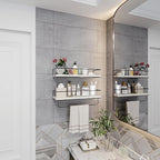 Shario White Floating Shelves - Image 2