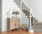 Heroad Peel and Stick Wallpaper Modern Floral Wall Paper Boho Grey Contact - Image 6