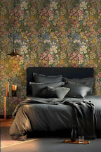Floral Wallpaper Peel and Stick Boho Wall Paper Removable Waterproof Green - Image 7