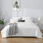 White Grasscloth Wallpaper Peel and Stick Textured Wallpaper - Image 3