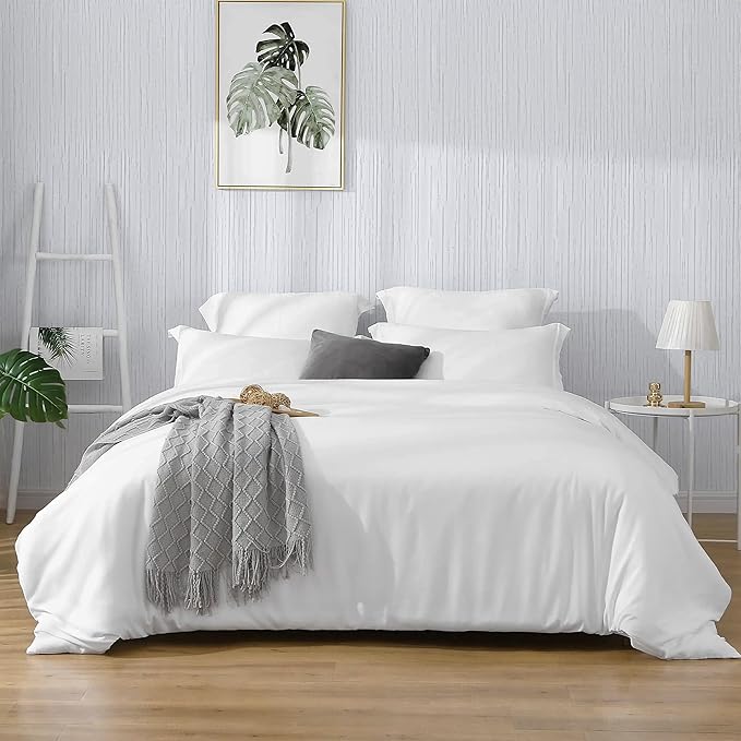 White Grasscloth Wallpaper Peel and Stick Textured Wallpaper - Image 3