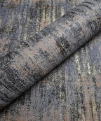 Black Gold Textured Wallpaper Distressed Industrial Metallic Peel and Stick by Kamildecor