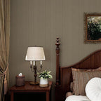 YXTII 20.8" x 196.8" Peel and Stick Wallpaper Grasscloth, Thick Brown Textured - Image 3