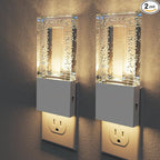 L LOHAS LED Night Light Plug in, 2 Pack Foldable Night Lights Plug into Wall by LLOHASLED