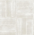 RoomMates Beige Dimensional Square Plaster Peel and Stick Wallpaper, RMK12680PLW by RoomMates