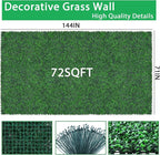 Yangrass Artificial Greenery Wall Roll, Vine Leaf Fence Panels - Image 3