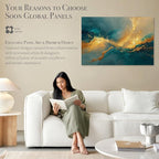 Soon Global Acoustical Wall Panels, 48 X 32 Inches Art Acoustic Panels - Image 6